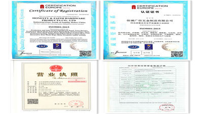 Китай Honesty &amp; Faith Hardware Products Co.,Ltd Профиль компании